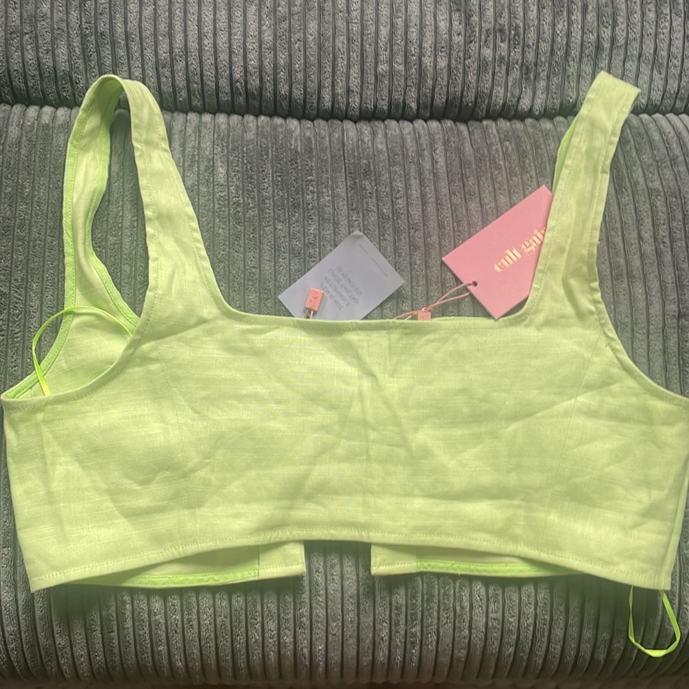 Cult Gaia Mona Top in mantis size 10 - Picture 4 of 4